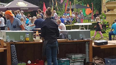 Evenement catering en Festival catering door Wood