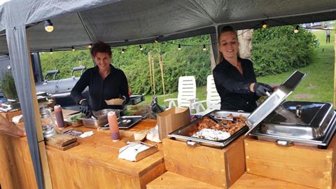 Evenement catering en Festival catering door Wood